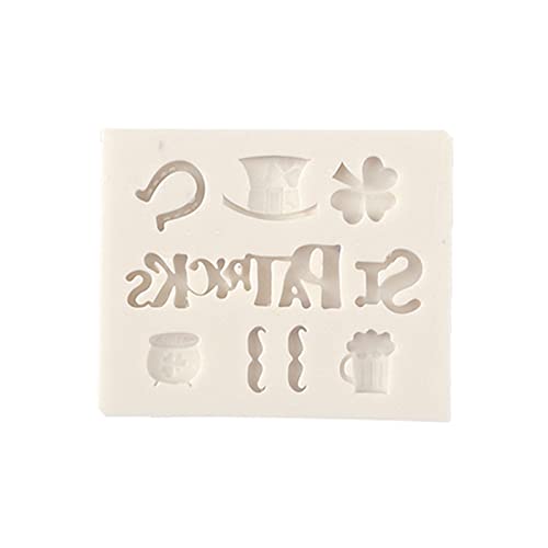 Silikone Formen Blatt Irish Zuckerwerksformen Schokoladen Cupcake Backformen Urlaub Fondant Formen Werkzeug von HIOPOIUYT