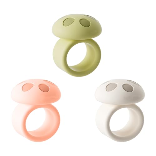 Stabile Silikon-Türstopper, Kissen, leiser Griffschutz, einfache Installation, modernes und elegantes Farb-Set, Türgriffschutz, 3 Stück Stabile Silikon-Türstopper, Kissen, leiser Griffschutz, einfache Installation, modernes und elegantes Farb-Set, Türgriffschutz, 3 Stück von HIOPOIUYT