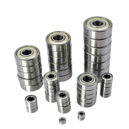 10/50 Stück kleine Lager 2 mm 3 mm 4 mm 5 mm 6 mm 7 mm 8 mm 9 mm 10 mm Bohrung 3 x 7 x 3 5 x 10 x 4 5 x 11 x 4 8 x 22 x 7 10 x 15 x 4 mm Miniaturlager(2x5x2.5mm,10Pcs) von HIOUNVIHC