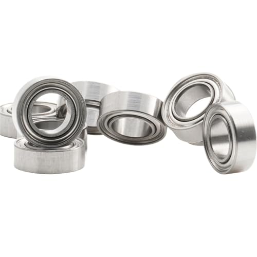 MR85 ZZ Lager 5x8x2,5mm 10Pcs MR85ZZ RS 2RS MR85Open Handstück Lager for Video Karte hohe Geschwindigkeit for Motor(MR85rs Black) von HIOUNVIHC