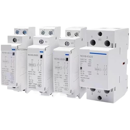 NCH8 20A 25A 40A 63 MIni AC Schütz 220V 230V 400V 63/22 63/40 40/40 40/22 1NO 1NC 2NO 2NC 4NO 2P 4P(63A 4NO) von HIOUNVIHC