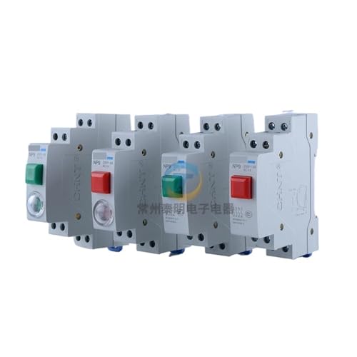 NP9 Druckknopfschalter Reset Mit Beweglicher Signalleuchte LED 220 V 2NO 2NC Druckknopfschalter 24 V(LED 220V 2NO 1NC) von HIOUNVIHC