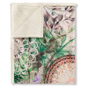 home24 Plaid Indah 130 x 160 x 3cm Multicolor/Beige Microfaser von home24