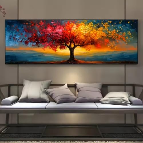 HIPWST Extra-Large Tree of Life Abstract Canvas Prints Poster Modern Aesthetic Large Art Prints Wall Home Decor mural 80x240cm Frameless HIPWST Extra-Large Tree of Life Abstract Canvas Prints Poster Modern Aesthetic Large Art Prints Wall Home Decor mural 80x240cm Frameless von HIPWST