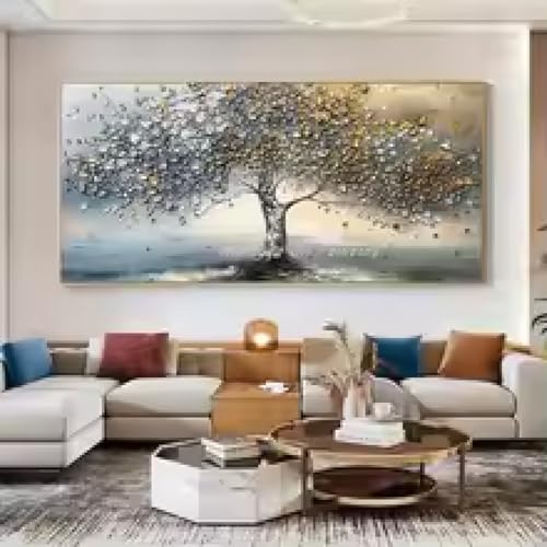HIPWST Morden Baum Landschaft Ölgemälde auf Leinwand Wohnkultur Wandkunst Bild Abstrakter strukturierter Druck und Poster 40x80cm InternalFrame HIPWST Morden Baum Landschaft Ölgemälde auf Leinwand Wohnkultur Wandkunst Bild Abstrakter strukturierter Druck und Poster 40x80cm InternalFrame von HIPWST