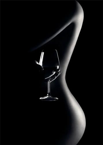 Sexy Heißes Mädchen Nackte Frau Körper Leinwand Poster Sinnliche Kunst Modell Bild Nacktheit Wandmalerei Druck Wandbild Badezimmer Dekor 50x70cm Rahmenlos von HIPWST