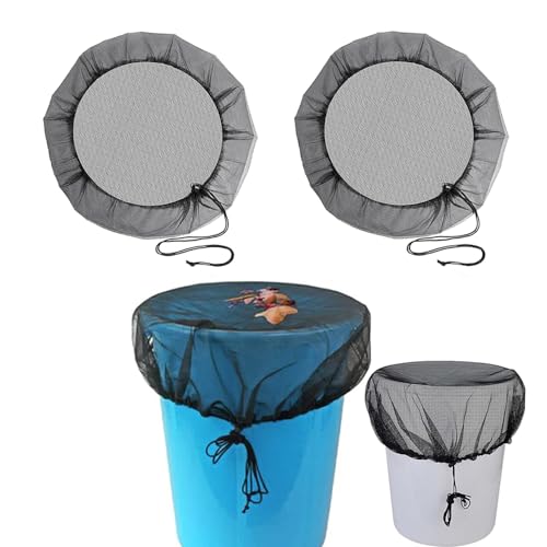 HIQE-FL 2 Stück Regentonnen Netz,80cm Regentonne Abdeckung,mit Zugband,Wetterbeständiger Mückenschutz Verstellbares Regentonnennetz,Schutz vor Laub,Insekt,Schutznetz Regentonne HIQE-FL 2 Stück Regentonnen Netz,80cm Regentonne Abdeckung,mit Zugband,Wetterbeständiger Mückenschutz Verstellbares Regentonnennetz,Schutz vor Laub,Insekt,Schutznetz Regentonne von HIQE-FL