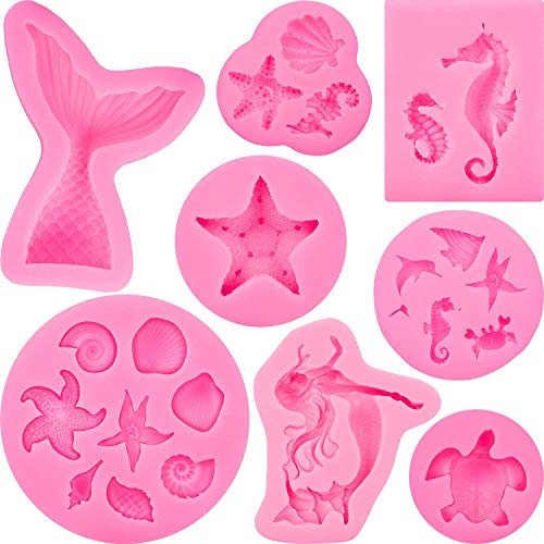 HIQE-FL Backformen Set Silikon,Tier Silikonform,DIY Silikon Seifenform,Silikon Fondant Formen Tiere,Silikon Fondant Kuchen Formen,3D Silikon Backform,Silikonformen Backen Set von HIQE-FL