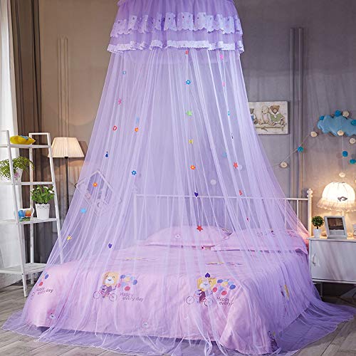 Moskitonetz,Prinzessin Mückennetz,Moskitonetz Kinderbett,Prinzessinen Baldachin Moskitonetz,Moskitonetz Prinzessin Bett,Prinzessinen Moskitonetz von HIQE-FL