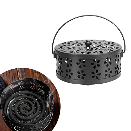 HIQE-FL Mückenspirale Halter,Anti Mückenspirale Box,Räucherspiralen Halter,Mückenspirale Behälter,Mosquito Coil Halter,Moskito Spulenhalter von HIQE-FL