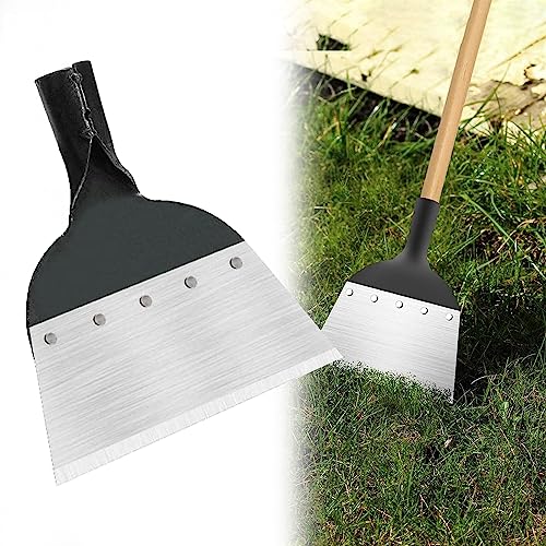 Multifunktionale Outdoor Garten Reinigungsschaufel,Unkrautwerkzeug Garden Helper,Stahl Flache Schaufel,Jäten Schaufel,Schaufel Pflanzen Unkrautschaufel,für Garten,Bauernhof(21cm) von HIQE-FL