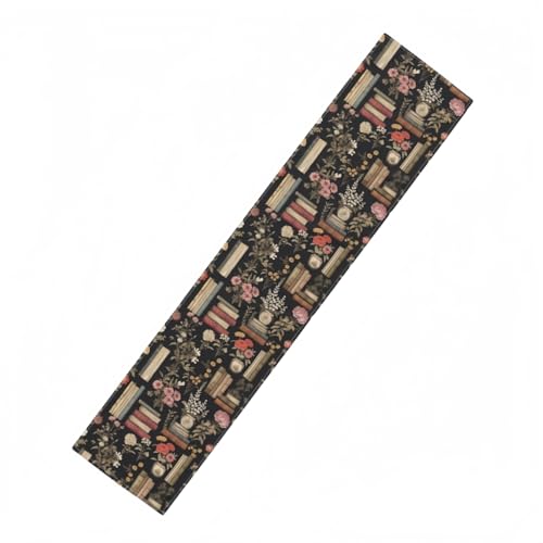 Tischläufer Retro-Buch-Lese-Schlafzimmer-Hotel-Restaurant-Bankett-Außendekoration - Mehrfarbig - 33 * 183CM von HIRAIDAI