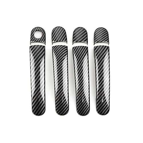 türgriff Für VW Für Jetta MK6 Für Tiguan Für Polo 2007-2014 ABS Carbon Faser Auto Außentür Griff Abdeckungen Trim Auto Türgriff von HIRUCO