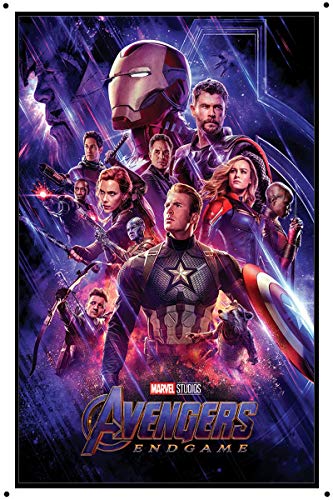 HISIMPLE Retro Blechschild 20 x 30 cm Avengers: Endgame Poster Pulp Fiction Metallschild für Bar, Kneipe, Zuhause, Garage, Studio von HISIMPLE