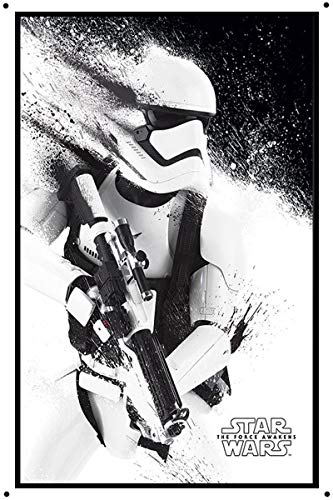Retro-Metall-Blechschild, 20,3 x 30,5 cm, Star Wars Episode VII Das Erwachen der Macht von HISIMPLE