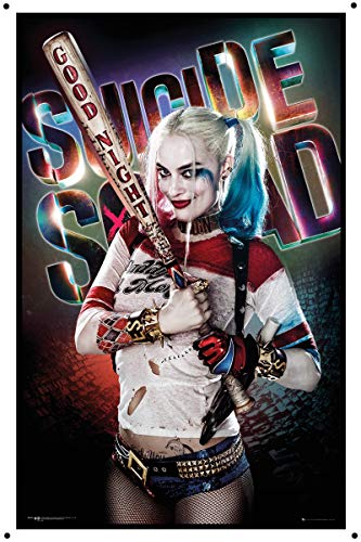 HISIMPLE Metall-Poster 20,3 x 30,5 cm Suicide Squad Retro-Metall-Blechschild für Bar, Kaffeehaus oder Zuhause von HISIMPLE