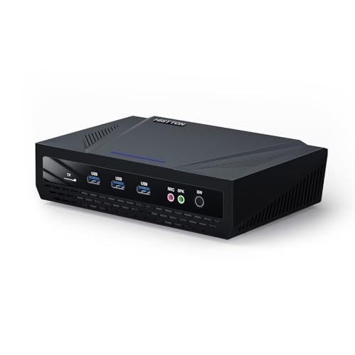 HISTTON Mini Computer Windows 11 Pro, Mini PC HM1 der 11. Core i9-11900H bis zu 4,9 GHz, 64GB RAM, 512GB NVME SSD, 1TB HDD, 4K-Dreifachdisplay, WiFi 5 BT4.2, USB3.0, Auto Power EIN, Mini Desktop PC von HISTTON