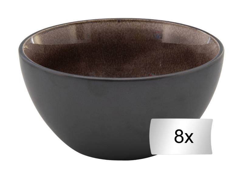 HIT Trading Bild Müslischalen WINNI, 8er Set, Braun, Ø 14 cm von HIT Trading