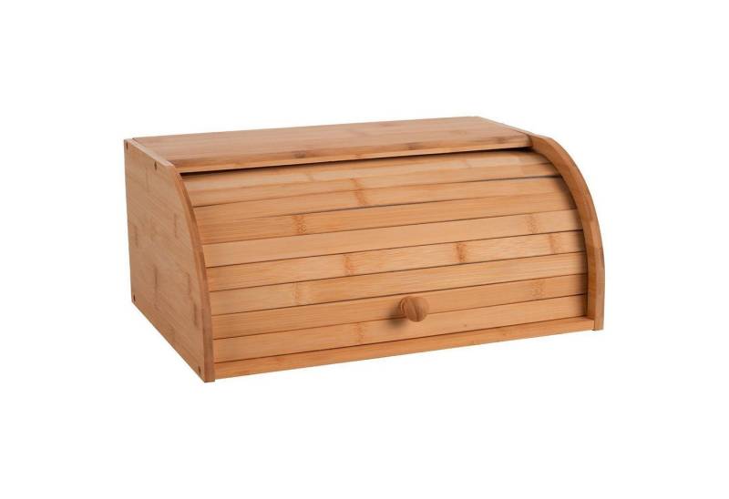 HIT Trading Brotkasten ZENOS, Braun, mit Lamellenrollladen, Bambus, B 40,5 x H 17,5 x T 27 cm von HIT Trading