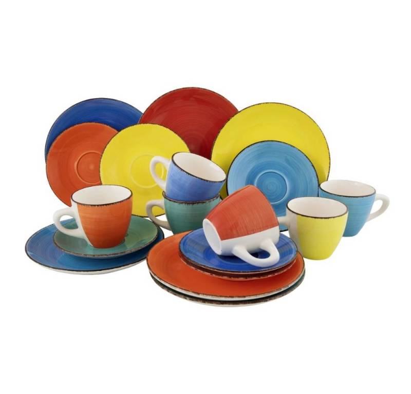 HIT Trading Haushaltshobel 18 TLG.Kaffeeservice Set Capari Kaffee & Tee-Gedeck für 6 Pers.tassen von HIT Trading
