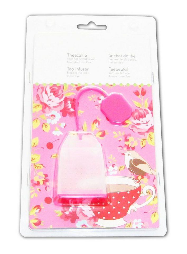 Teesieb TEESIEB Silikon Tee-Ei Teenetz Teefilter Teebeutel Teekugel Teeei Sieb 80 (Pink) von HIT Trading