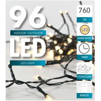 HIT - 1.01 led Lichterkette 96 led - 800 cm / Timer / Fernbedienung von HIT