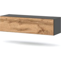 Hängendes Tv-Schrank 140 Cm Grau Wotan Eiche Hängendes Tv-Schrank 140 Cm Grau Wotan Eiche von HIT