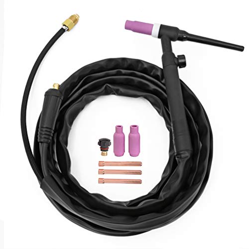 HITBOX 200Amp WIG-Schweißbrenner WP17V 4M WIG-Schweißpistole Luftgekühlt SR-17V mit Europa 10-25R Schnellanschlussstecker für Lift WIG von HITBOX