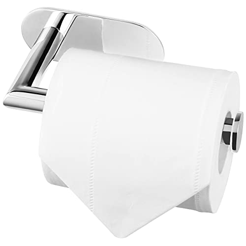 HITSLAM Toilettenpapierhalter Ohne Bohren, Chrom Klopapierhalter SUS304 Edelstahl für Küche und Badzimmer von HITSLAM