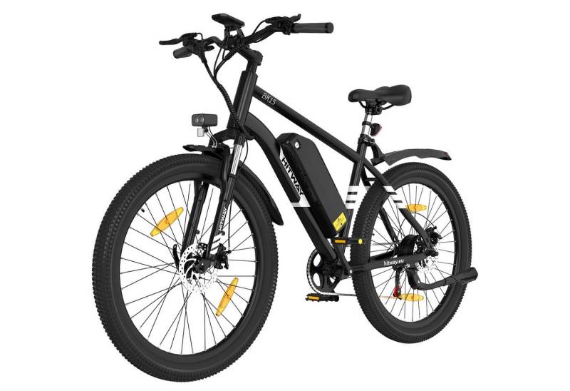 HITWAY E-Bike Mountainbike 27,5 Zoll Elektrofahrrad 36V13Ah Akku max. 60-100km, 7 Gang shimano shimano Schaltwerk, Kettenschaltung, Heckmotor, 468 Wh, (1 tlg), E-Faltrad MTB E Mountainbike für Damen u. Herren HITWAY E-Bike Mountainbike 27,5 Zoll Elektrofahrrad 36V13Ah Akku max. 60-100km, 7 Gang shimano shimano Schaltwerk, Kettenschaltung, Heckmotor, 468 Wh, (1 tlg), E-Faltrad MTB E Mountainbike für Damen u. Herren von HITWAY