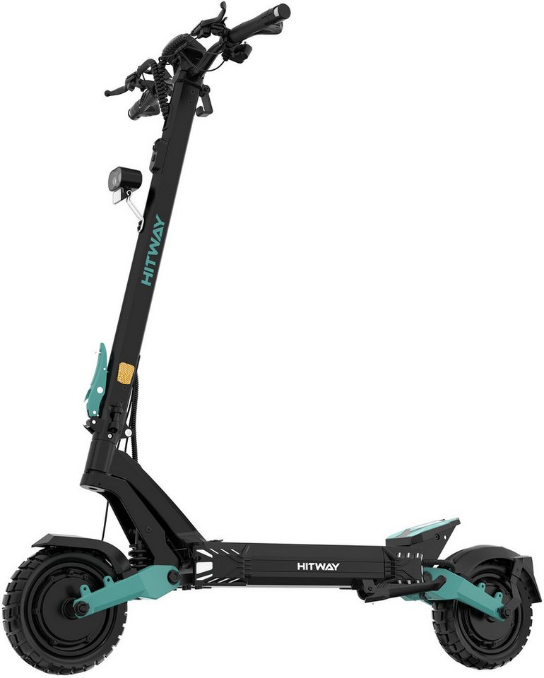 HITWAY E-Scooter 10 Zoll E-Roller mit Straßenzulassung ABE, 2 Motoren, bis zu 100km, 500 W, NFC/Blinker/APP Faltbar 20km/h HITWAY E-Scooter 10 Zoll E-Roller mit Straßenzulassung ABE, 2 Motoren, bis zu 100km, 500 W, NFC/Blinker/APP Faltbar 20km/h von HITWAY
