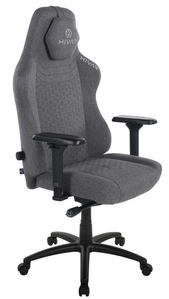 HIVAR Gaming-Stuhl Ergonomischer Schreibtischstuhl XL, Drehstuhl mit flexibler Einstellung für Komfort im Homeoffice & Gaming HIVAR Gaming-Stuhl Ergonomischer Schreibtischstuhl XL, Drehstuhl mit flexibler Einstellung für Komfort im Homeoffice & Gaming von HIVAR