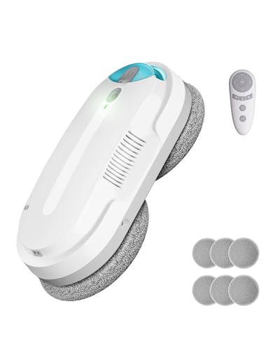 HIXZAP fensterputzroboter mit bidirektionalem ultraschall-zerstäubungs-wasserstrahl und 85ml-wassertank – fensterroboter mit starker saugkraft und luftdrucksensor für gründliche Reinigung Bildschirm HIXZAP fensterputzroboter mit bidirektionalem ultraschall-zerstäubungs-wasserstrahl und 85ml-wassertank – fensterroboter mit starker saugkraft und luftdrucksensor für gründliche Reinigung Bildschirm von HIXZAP