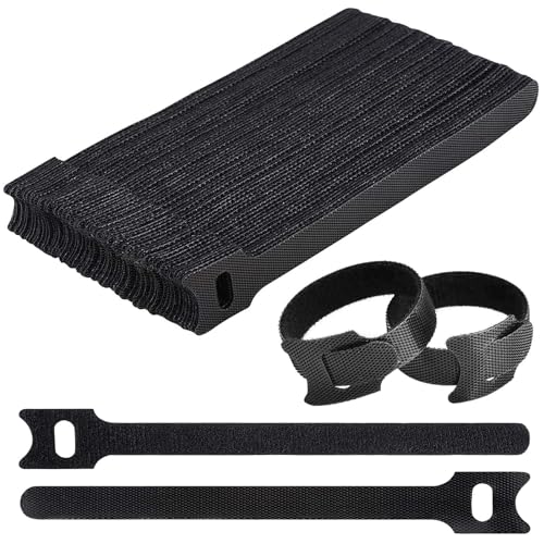 Klettkabelbinder, 60 Stück Kabel Klettband Kabelmanagement Kabelbinder Wiederverschließbar Organizer Kabel 150x12 mm Klett Klettverschluss für Home Büro und Kabelmanagement Klettkabelbinder, 60 Stück Kabel Klettband Kabelmanagement Kabelbinder Wiederverschließbar Organizer Kabel 150x12 mm Klett Klettverschluss für Home Büro und Kabelmanagement von HIYAA