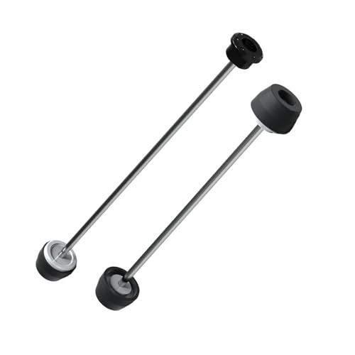 HIZORB Motorrad-Radschutz Für Ducati Hypermotard 950 RVE 2020–2023 Motorrad-Vorder- Und Hinterachsgabel-Crash-Slider-Radschutz(Front-Rear (Black)) von HIZORB