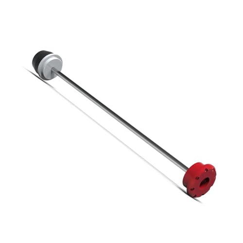 HIZORB Motorrad-Radschutz Für Ducati Streetfighter V4 SP2 2023 2024 Motorrad Vorne Hinterrad Achse Gabel Crash Sliders(Rear (red)) von HIZORB