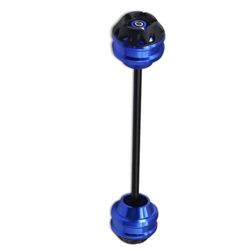 HIZORB Motorrad-Radschutz Für Yamaha YZF-R3 2015 2016 2017 2018 2019-2023 Motorrad Vorder- Und Hinterachse Gabel Crash Sliders Radschutz(Front Blue) von HIZORB