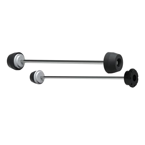 HIZORB Motorrad-Radschutz Motorrad-Vorder- Und Hinterachsgabel-Antikollisionsschieberzubehör Für Ducati Panigale V4 SP 2021-2023(Front-Rear (Black)) von HIZORB