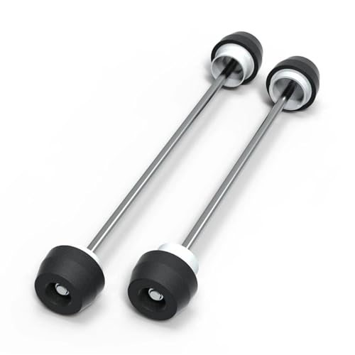 Motorrad-Radschutz Motorrad-Achsgabel Vorne Und Hinten Antikollisionsschieber Für Aprilia RS 660 RS660 2021 2022 2023(Front-Rear) von HIZORB