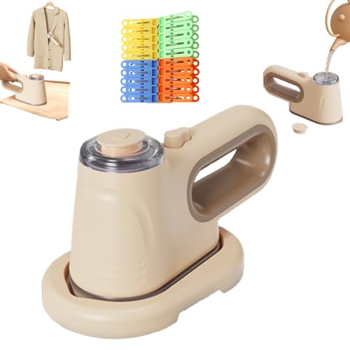 2025 Vacuum Steamer for Clothes, Sightfelt Vacuum Steamer Clothes, Tragbarer Handdampfglätter für Kleidung 1000 W mit 50-ml-Tank für sofortige Faltenentfernung, für Zuhause und unterwegs (1) von HItianya