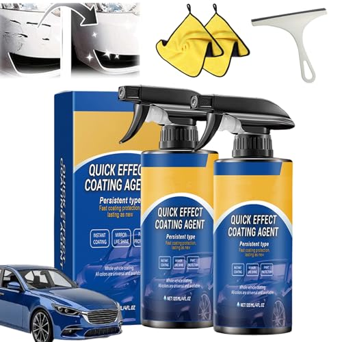 Drachenkind Autolack Spray, Sopami Spray Auto, Quick Effect Coating Agent, Auto-Beschichtungsspray den Fahrzeugschutz, Persistent Type Kratzerentferner für Autos (2pc) von HItianya