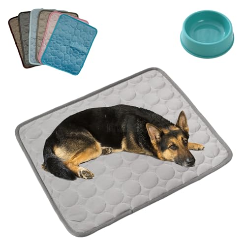HItianya Nordseepfote KüHlmatte, KüHlmatte für Den Sommer, KüHlmatte Hund SelbstküHlend, Waschbar KüHldecke für Hunde, KüHlende Hundedecke für Kleine Grosse Hunde (A5, S/50 * 40cm) von HItianya