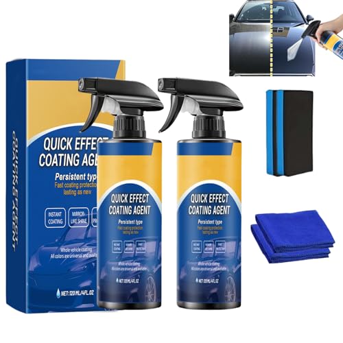 Sopami Spray Auto, Sopami Quick Effect Coating Agent Persistent Type, 3 in 1 Hochschutz-Auto-Beschichtungsspray, Autos Beschichtungsspray Für Glanz Und Schutz (2) von HItianya