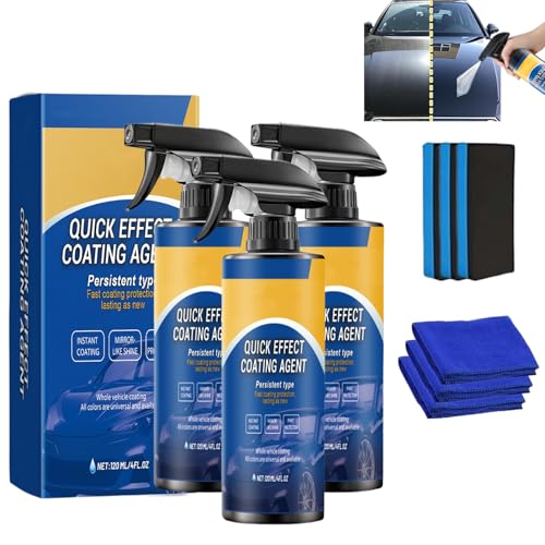 Sopami Spray Auto, Sopami Quick Effect Coating Agent Persistent Type, 3 in 1 Hochschutz-Auto-Beschichtungsspray, Autos Beschichtungsspray Für Glanz Und Schutz (3) von HItianya
