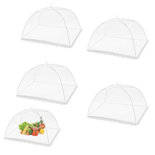 4 Stück Faltbare Abdeckhaube Lebensmittel,Abdeckhauben,Abdeckung Zelt Obsthaube Kuchenabdeckung Fliegen-Schutz,Fliegenhaube,GemüSeschutzhülle,Obstnetz Cover,für Essen Grill Partys Buffets Camping 4 Stück Faltbare Abdeckhaube Lebensmittel,Abdeckhauben,Abdeckung Zelt Obsthaube Kuchenabdeckung Fliegen-Schutz,Fliegenhaube,GemüSeschutzhülle,Obstnetz Cover,für Essen Grill Partys Buffets Camping von HJDJBD
