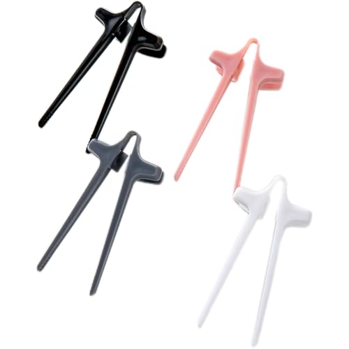 4 Stück Fingerstäbchen für Gamer,Chips Essen Ohne Fettige Finger,Stäbchen Zum Essen Food Snagger Zange,Gaming Gadgets Fingerzange,Essstäbchen Hilfe Gamer,Ess Stäbchen Fingerzange Greifer Snack von HJDJBD