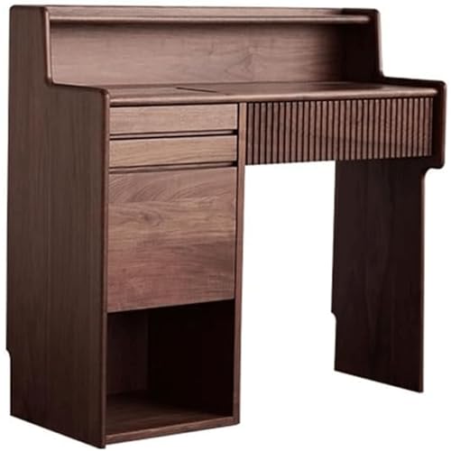 HJDQMDHA Nordisch Multifunktionaler Aufbewahrungstisch, japanische Klavierkommode, moderner Schlafzimmer-Schminktisch mit Schubladen, Büro-Schreibtisch, Schminktisch Einfach von HJDQMDHA