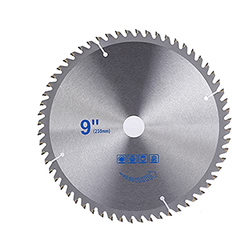 Kreissägeblatt Hartmetall-Holz-Sägeblätter TCT-Kreissägeblatt 230mm x 25.4mm x 40/60/80T für Holz Trennscheiben rund Holzbearbeitungssägen aus legiertem Stahl Steel,230 * 25.4 * 80t von HJGHY