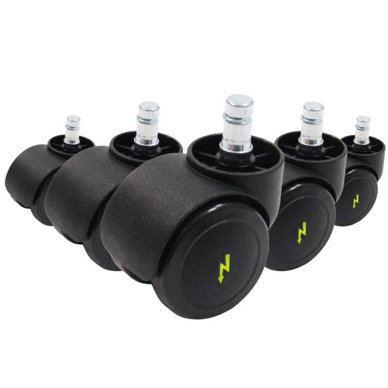 Hjh Office Gmb H 5x Hartbodenrollen Rolo Esd 11mm / 50mm (5er Pack) Elektrisch  B-Ware von HJH Office GmbH