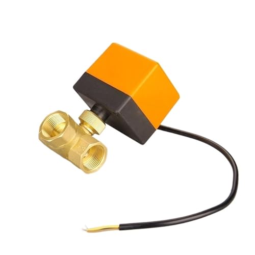 DN15 DN20 DN25 DN32 DN40 Elektrischer Kugelhahn AC220V 3-adrig 2-fach gesteuertes Messing Elektrisches Gewinde Kugelhahn stabil (DN25, 220V_2-Wege) von HJHB1WL